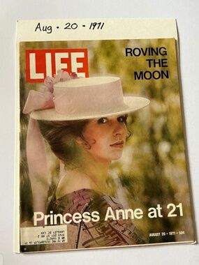 Vintage LIFE Magazine Aug 20 1971 Princess Anne Cover